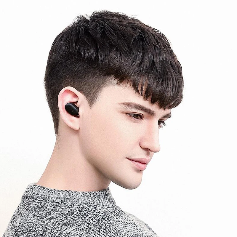 Xiaomi Mini Bluetooth наушники беспроводные Bluetooth 4,1 наушники-вкладыши IPX4 водонепроницаемый Одна Кнопка смарт-управление для Mi9 Note 7