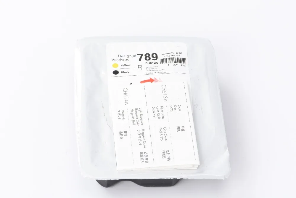 CH612A CH613A CH614A для hp 789 печатающая головка совместима с hp L25500 L26500 печатающая головка оригинальная посылка истекшая 789 печатающая головка