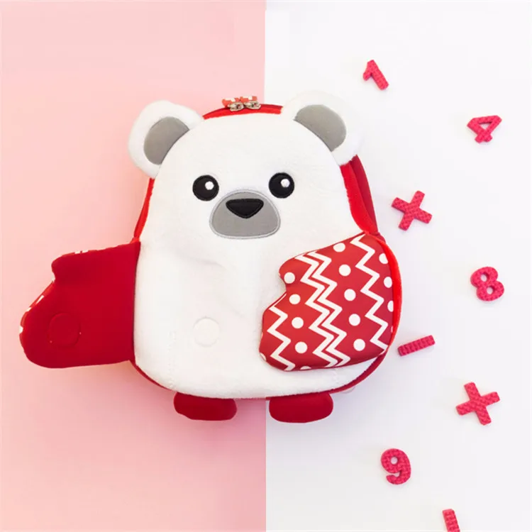 NOHOO рюкзаки для младенца 3D мультфильм милый медведь Дети Водонепроницаемый дошкольного рюкзак рождественские подарки для маленьких девочек от 2 до 4 лет