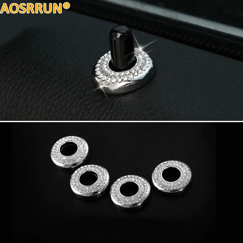 

AOSRRUN CZ diamond Car door to mention cover car accessories For BMW F32 2014 2015 2016