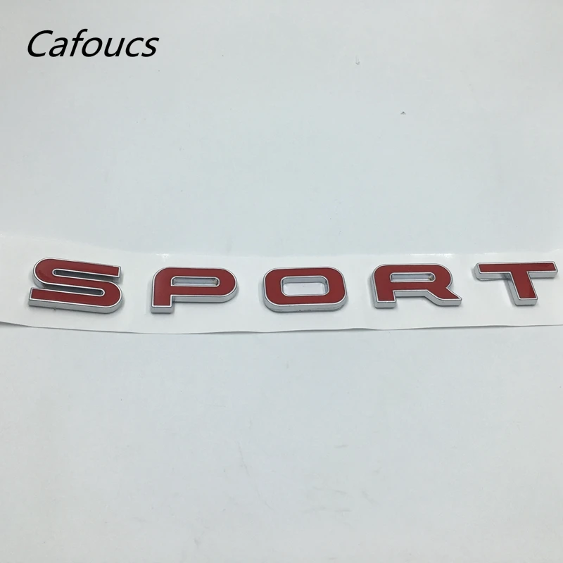 Cafoucs для Land Rover Range Sport Tailgate письма багажник крышка багажника значок металлическая