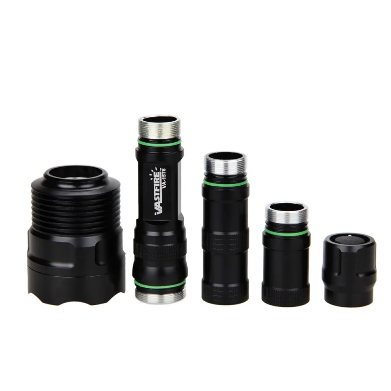 Barato Linterna LED Ultrabrillante De Alta Potencia, Luz Táctica De 3000LM, 15x XM-L T6, Para Caza, Senderismo Y Camping, 18650/26650