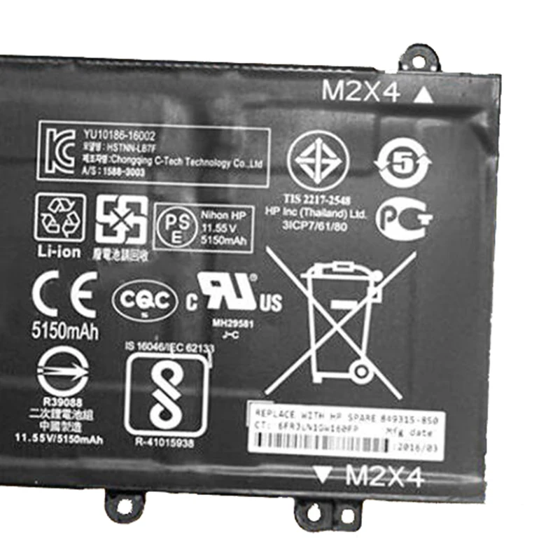 GZSM ноутбук батарея SG03XL для hp M7-U009DX батареи HSTNN-LB7E ноутбука TPN-I126 3ICP7/61/80 | Компьютеры