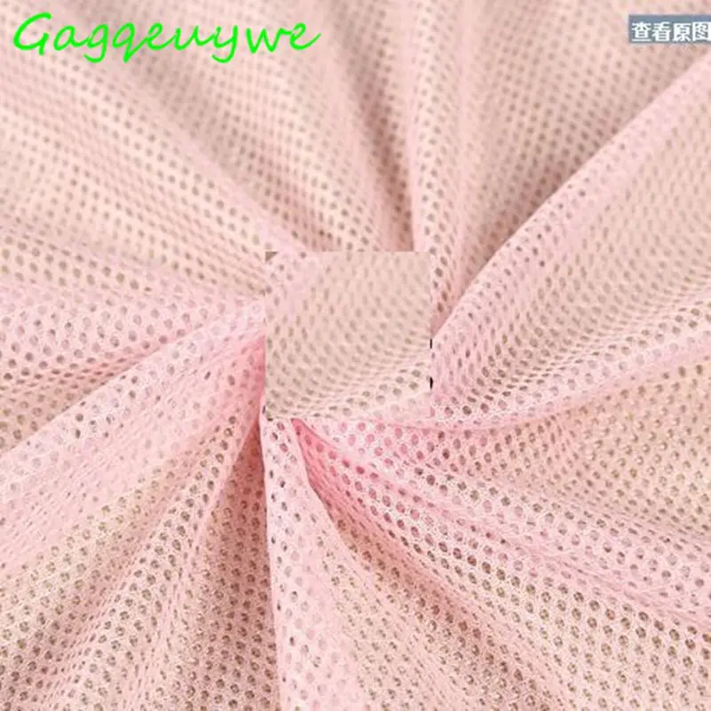 

Gagqeuywe 5m Colorful Breathable soft single-layer mesh cloth mesh about 2 mm for lining lining net pocket diaper pocket