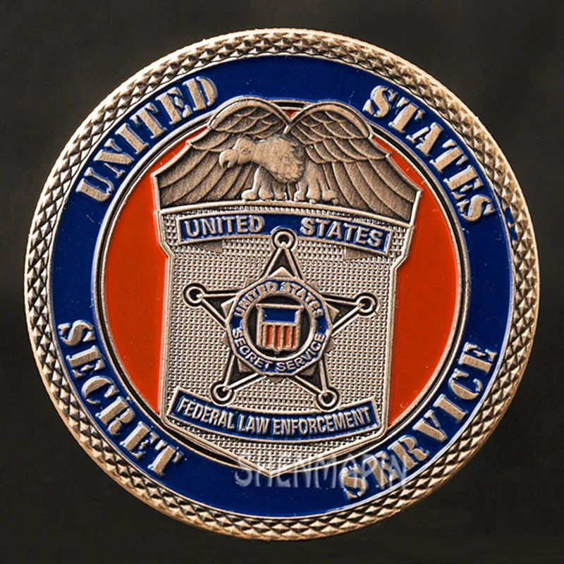 Нам Secret Услуги памятная монета федеральной правоохранительных органов Монетка
