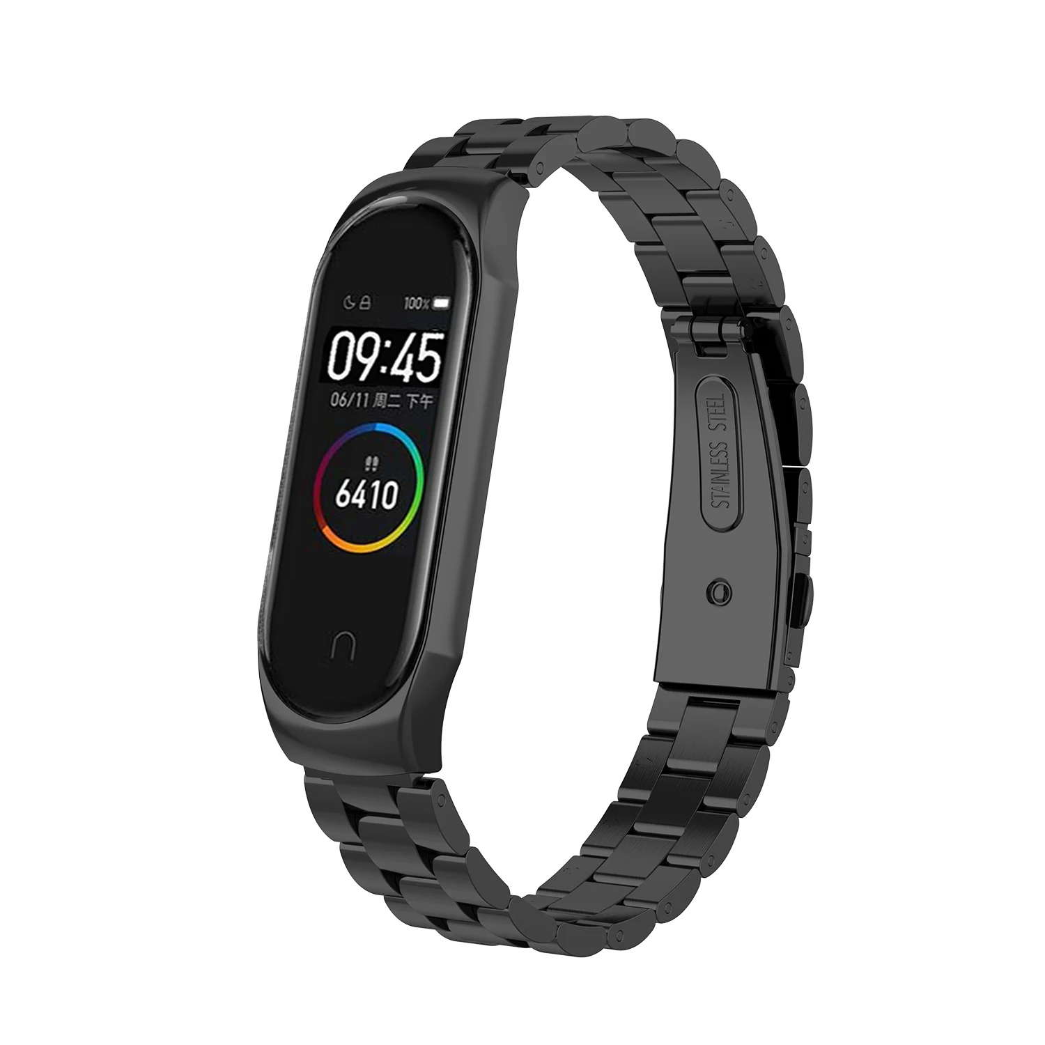 6 цветов из нержавеющей стали mi Band 4 ремешок для Xiaomi mi Band 3 ремешок совместимый браслет mi band 3 браслеты Pulseira mi band3