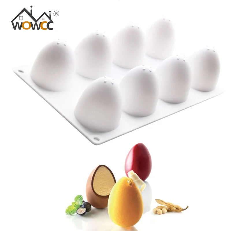 

3D Easter Eggs Silicone Molds Cake Decorating Tools Bakeware French Dessert Mousse Cake Mold Baking Cupcake Silicone Mousse Mold