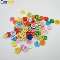 100 pcs 1 25 cm mixed color 2 holes round buttons plastic for kids women clothes buttons sewing clothing accessories
