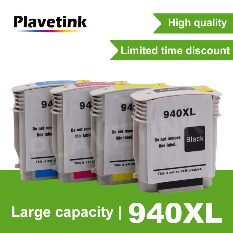 Чернильный картридж Plavetink 940 сменный для принтера HP XL чернильные картриджи