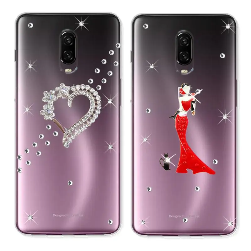 Роскошный блестящий чехол со стразами для Oneplus 6t 6 5t 5 телефона oneplus 3 t стразами| |