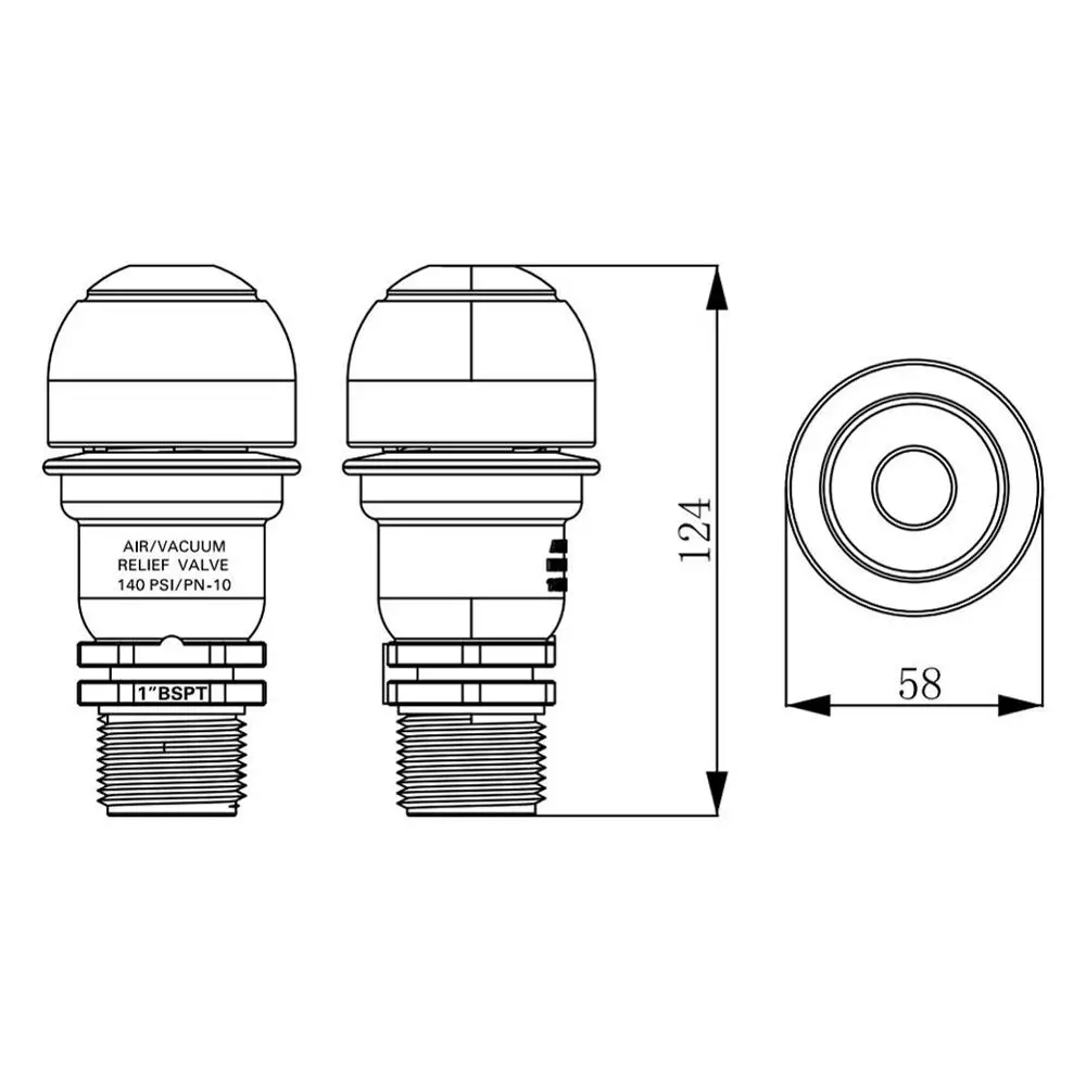 Воздушный клапан сельскохозяйственное Капельное орошение вентиляционное