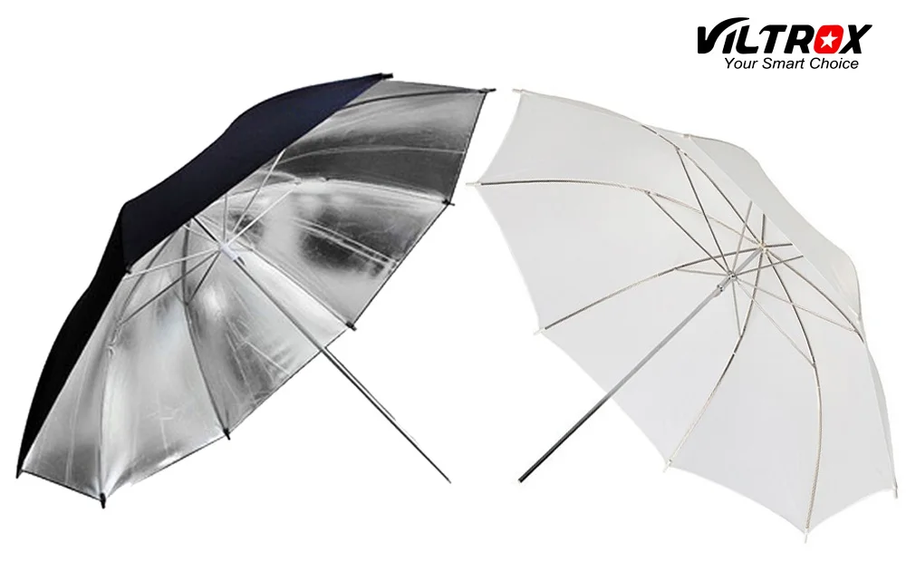 Viltrox 83 см 3" прозрачный белый/серебристый мягкий Зонт софтбокс Speedlite отражатель для вспышки света Стенд кронштейн