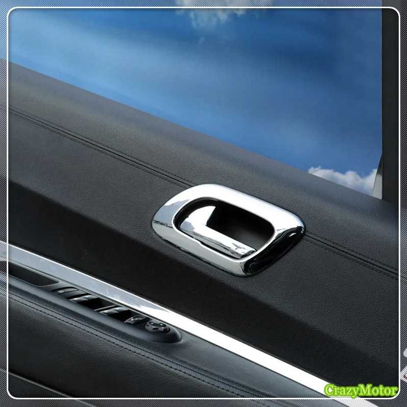 Для peugeot 3008 2009- ABS Хромированная Автомобильная внутренняя боковая дверная ручка, крышка для чаши, наклейка, авто аксессуары, Стайлинг автомобиля 4