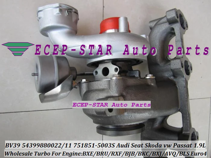 БВ39 11 54399700011 54399880011 751851 5439-988-0011 Турбо для AUDI A3 VW Passat BXE BRU RXF BJB BKC BXJ AVQ BLS BLW 1.9L TDI