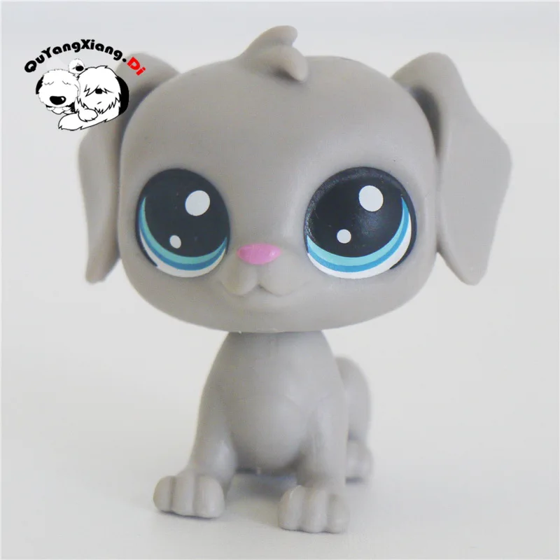 CWG086 Pet Shop Animal Gray powder nose dog doll action Figure cute puppy | Игрушки и хобби