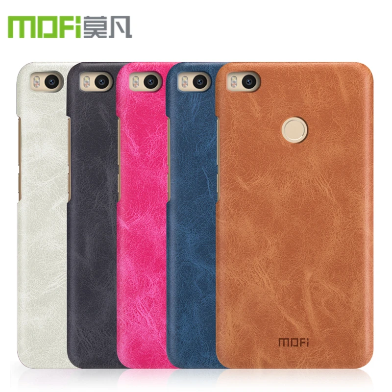 Крышка MOFI для Xiaomi Mi Max 2 Чехол из искусственной кожи Жесткий ПК Пластиковый Чехол для Xiaomi Mi Max2 чехол для телефона противоударный защитный экран