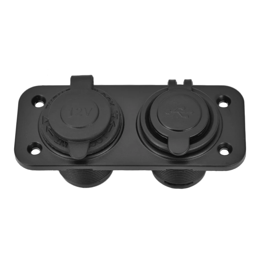 12V двойная USB розетка для автомобильного прикуривателя Разветвитель зарядное