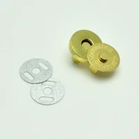 18mm Golden Магнитная защелкивающаяся застежка сумка для ключей кошелек ремесло сумки запчасти аксессуары 14 мм 18 мм - Цвет: 18mm Golden