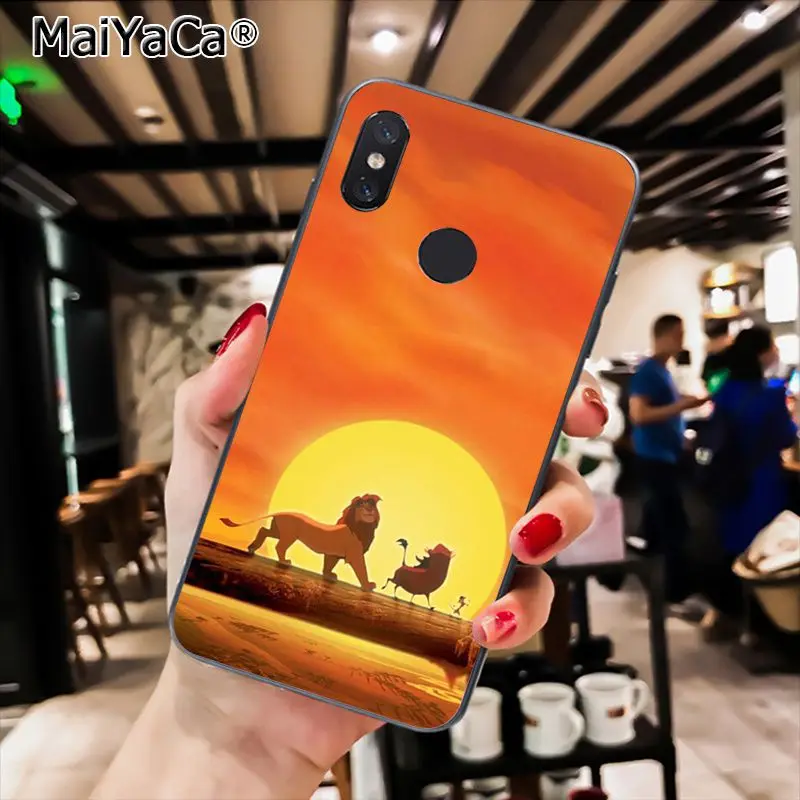 MaiYaCa Король Лев Coque Shell чехол для телефона Xiaomi Redmi4X 6A S2 Go Redmi 5 5Plus Note4 Note5 7 Note6Pro