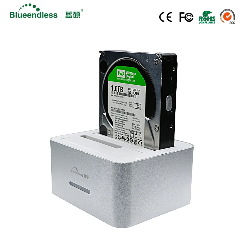 2.5/3.5 дюймов HDD SSD диск внешний корпус оригинальный hdd случае USB 3.0 Алюминиевый Box