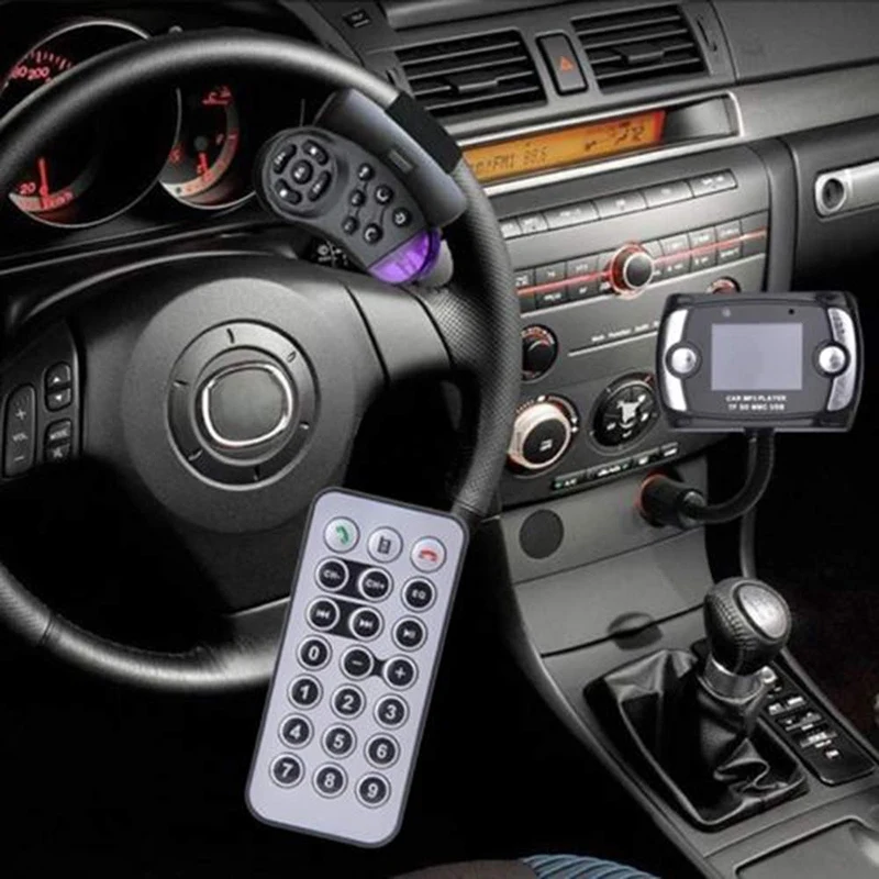 BT lcd автомобильный комплект MP3-плеер Bluetooth fm-передатчик модулятор SD MMC USB беспроводной USB Mp3 модуль беспроводной пульт дистанционного управления