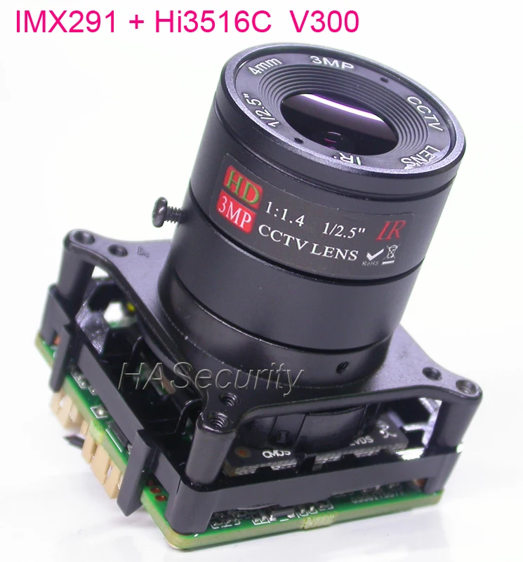 Модуль платы видеонаблюдения Sony STARVIS IMX291 Hi3516C V300 IP H.265 с интеллектуальным анализом