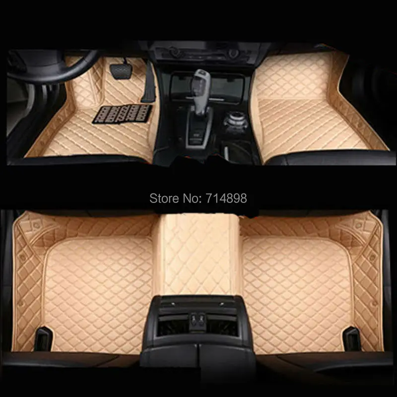 Carnong автомобильный напольный коврик кожаный для Land Rover LR3 5 seat 2010-2015 левое колесо