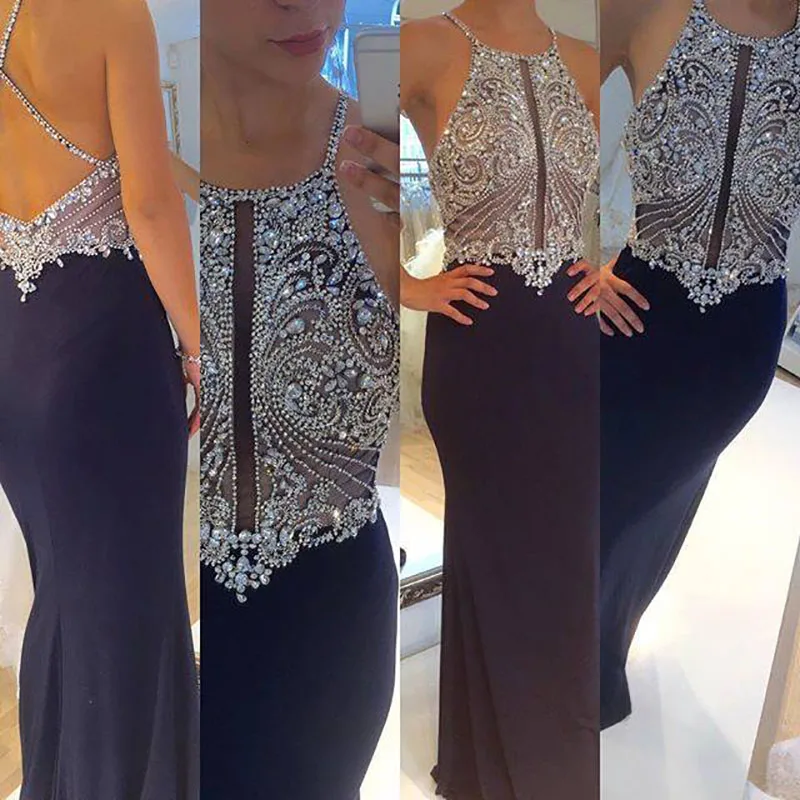 Платья для выпускного вечера 2019 Роскошные вечерние платья на бретельках