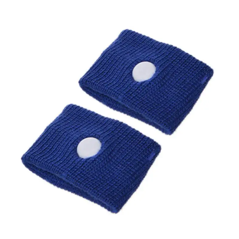 1 Pair Adjustable Anti Nausea Wristbands Carsickness Seasick Wrist Bands for Plane Car Boat Travel Random Color | Красота и здоровье