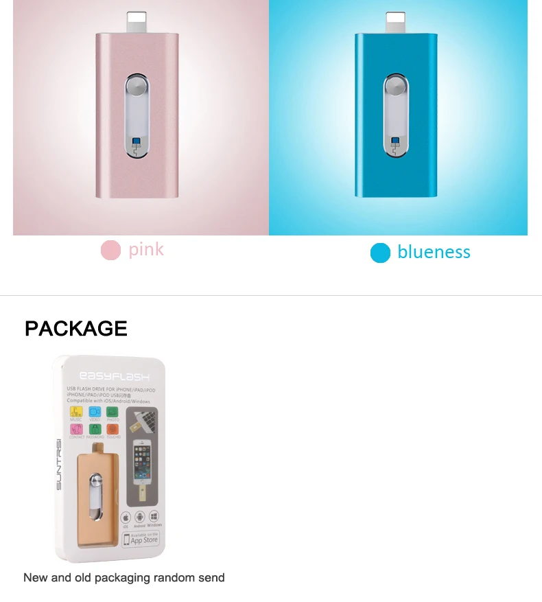 Металл OTG USB флэш-накопитель для iphone 5/5s/6/6 Plus/7 Plus/8/8 P ipad/Android смартфон Высокая Скорость USB3.0 OTG флеш-накопитель 32 Гб 64 ГБ