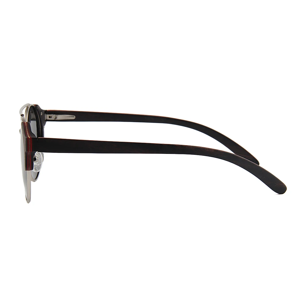 

Vintage Men Women Round Wood Sunglasses Polarized Lens Skateboard Ultralight Eyeglasses