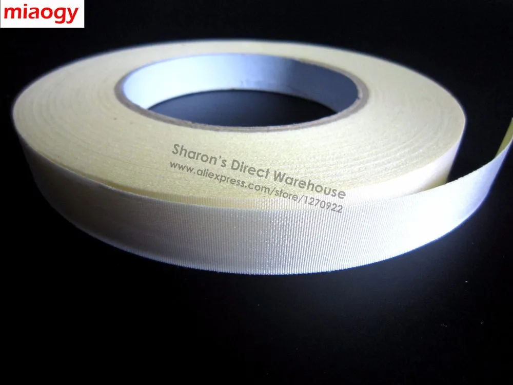 (5 мм ~ 60 мм ширина на выбор) белая ацетатная ткань Одиночная клейкая лента изоляционная для мотора катушки провода ЖК-дисплей длиной 30 м