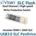 Прозрачный флеш-накопитель eVtran V03S, SLC USB 3,0, 163264 ГБ, высокоскоростной IS903 SLC