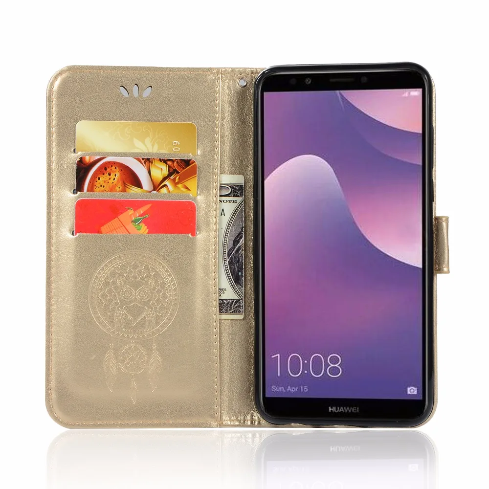 Чехол Funda для Huawei Y7 Prime 2018 5 99 &quotNova 2 Lite чехол из искусственной кожи с откидной