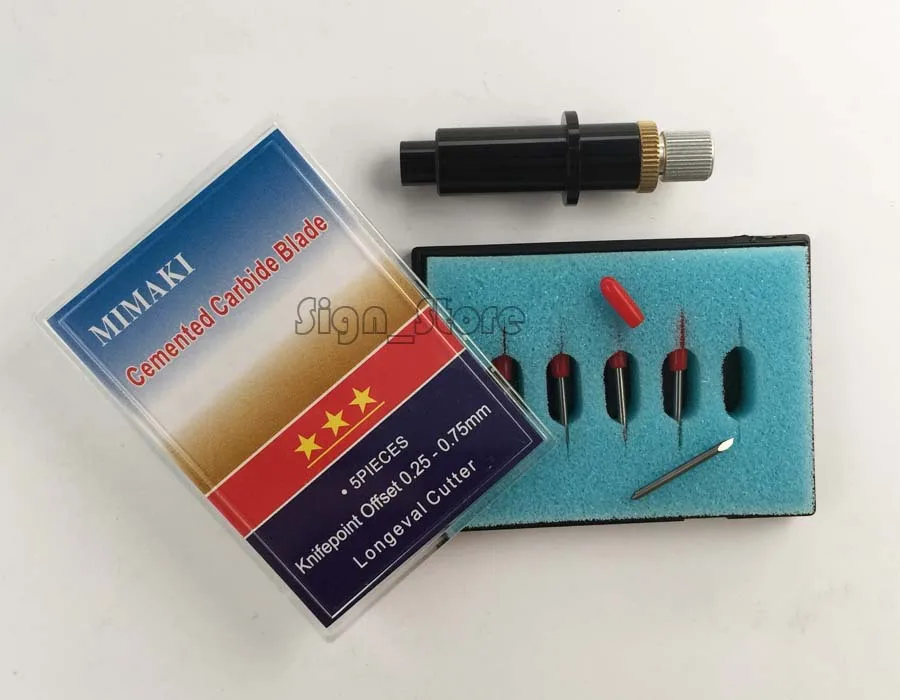 Режущий плоттер Mimaki принтер держатель лезвия + 5 шт 45 60 градусов винил резак нож |