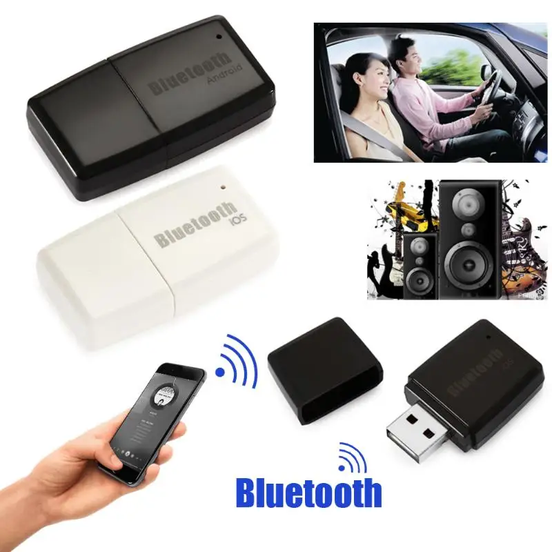 Новый стиль мини USB Bluetooth 4 1 адаптер автомобильный аудио приемник кабель коробка