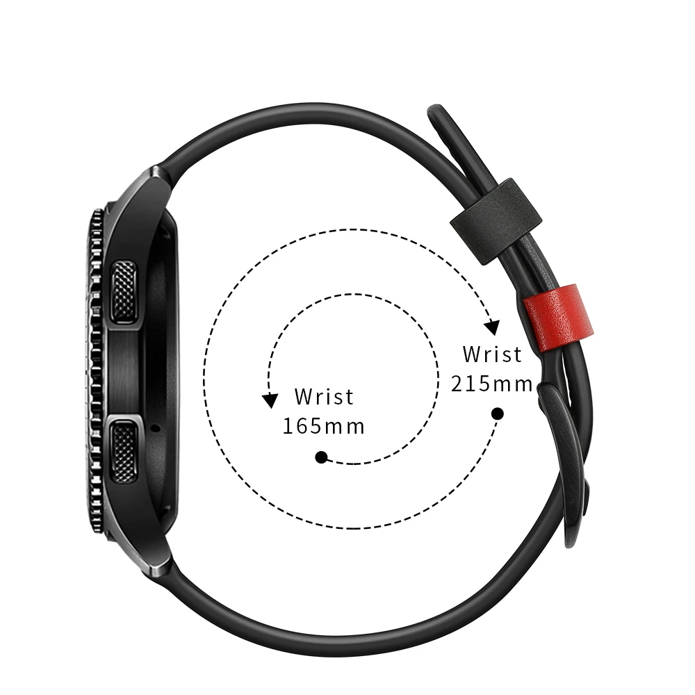 Ремешок из натуральной кожи для Galaxy Watch 46 мм браслет Samsung Gear S3 22 мм|Ремешки часов| |