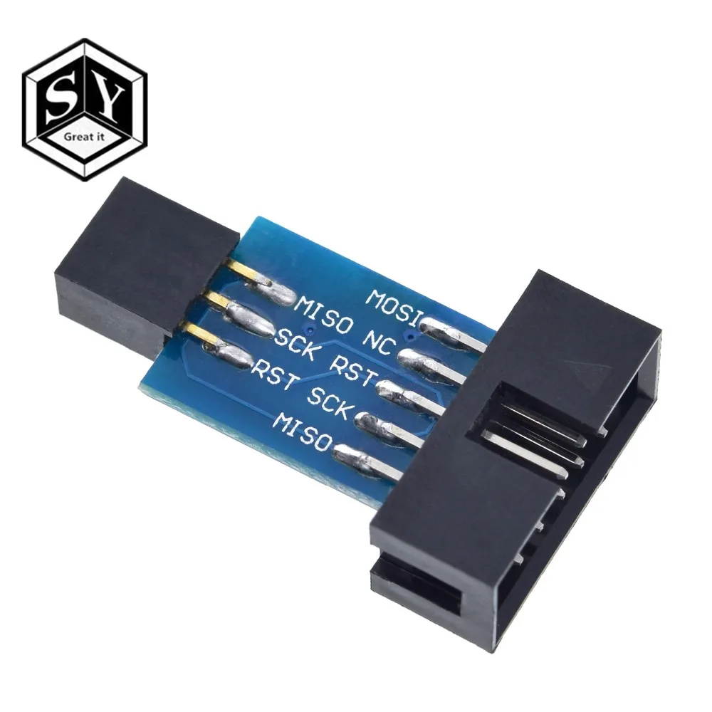 1 шт. Great IT USBASP USBISP AVR программист USB ISP USB ASP ATMEGA8 ATMEGA128 Поддержка Win7 64
