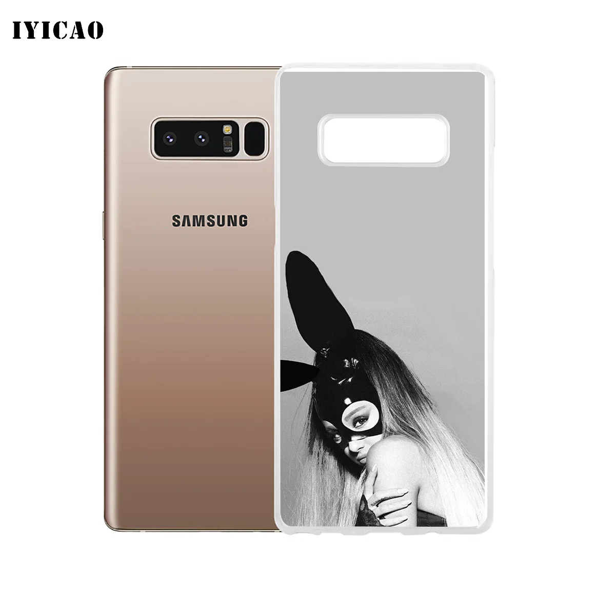 IYICAO Singer Ariana Grande Мягкий силиконовый чехол для телефона Samsung A5 A6 Plus A7 A8 A9 J3 J5 J7 Note 8 9 TPU