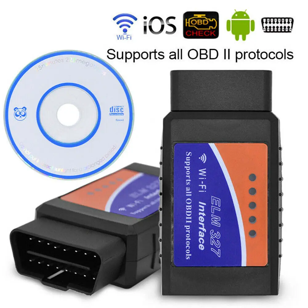 OBD2 ELM327 V1.5 wifi адаптер IOS сканер для iPhone автомобильный диагностический инструмент OBD 2 ODB II ELM 327 wifi ODB2 Автомобильный сканер EML327 wifi