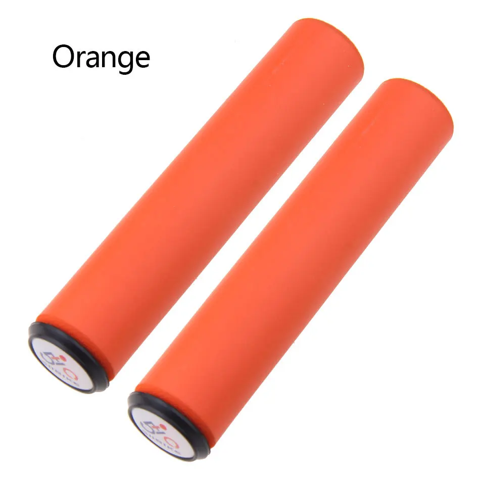 Orange Ручка для руля Ultraight высокая плотность пены силиконовая губка для MTB велосипеда Xc/am противоскользящая амортизирующая супер мягкая - Цвет: Orange