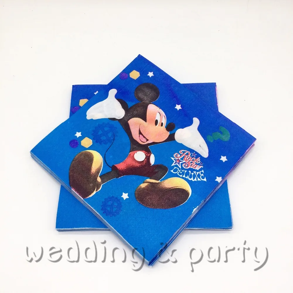 51 шт./лот детская Праздничная тематика с Микки Маусом декоративные флаги для дня