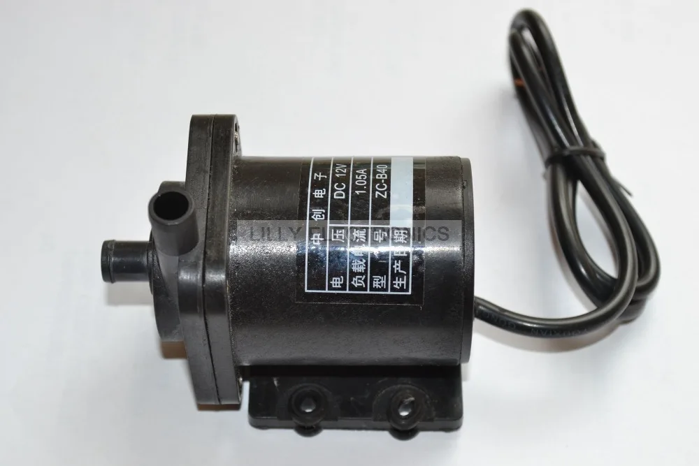 

No Thread ZC-B40 12V DC Mini Brushless Magnetic Hot Water Pump (0-100 degrees C)ZC-B40