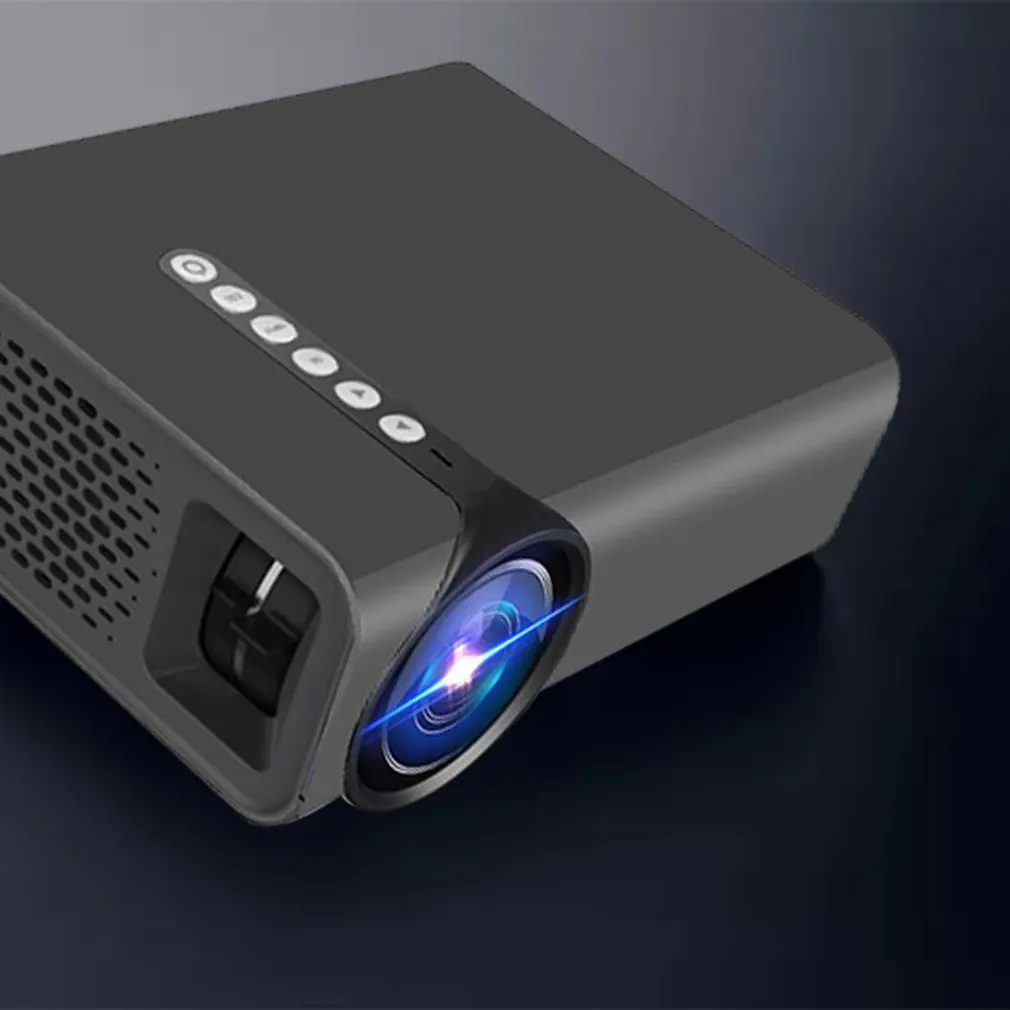 Мини-проектор для домашнего кинотеатра 2000 люмен проектор с HDMI VGA AV USB проводной с тем же экраном проектор