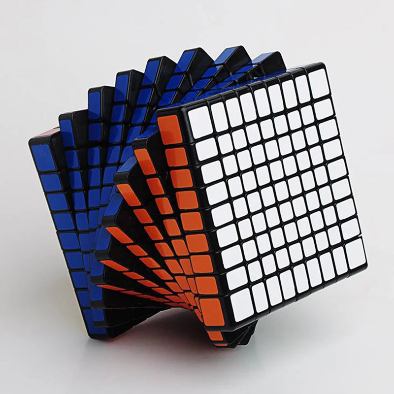 Новый ShengShou 9x9x9 головоломка куб профессиональный ПВХ и матовые наклейки Cubo Magico