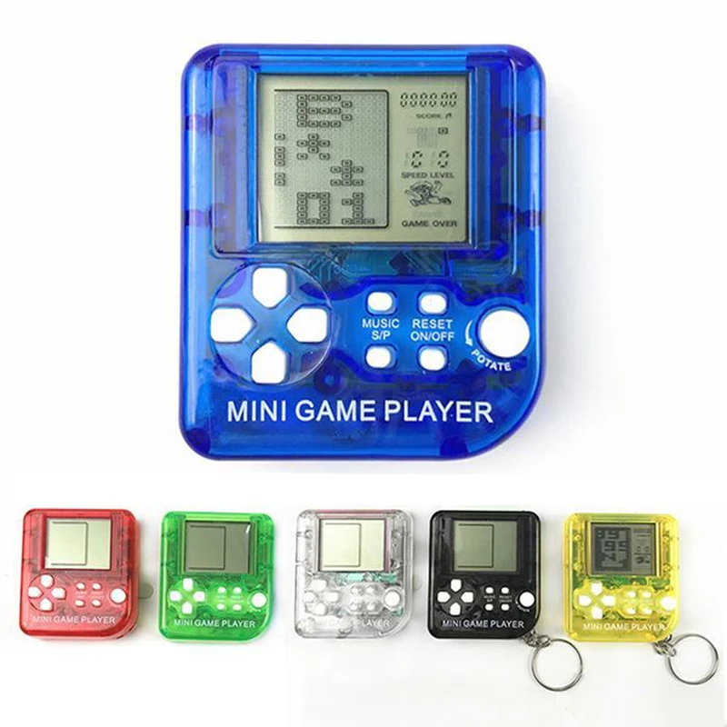 Детские портативные игровые консоли мини тетрис игрушки Новые