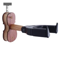 tooyful wood violin hanger auto lock hook stand for home studio wall mount holder 16x7 5x4 6cm