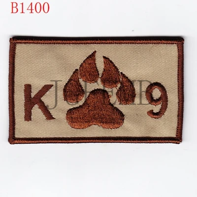 K9 собачья лапа Боевая Тактическая Военная вышитая нашивка