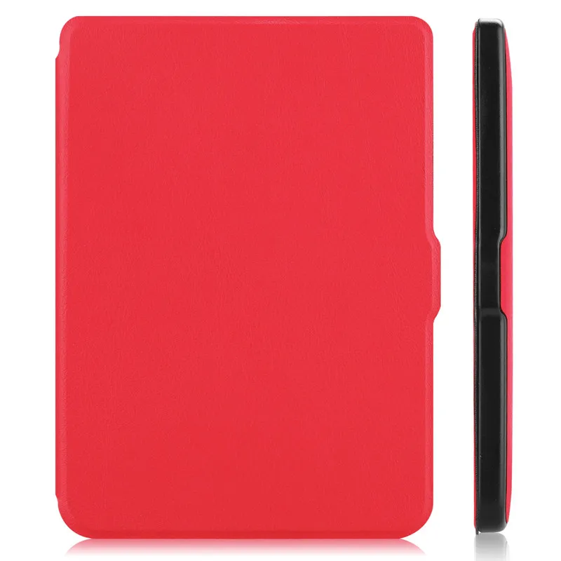Для funda kobo clara HD N249 ультра тонкий магнитный Смарт-Стенд PU кожаный чехол для kobo clara Clear HD 6 дюймов Чехол - Цвет: red