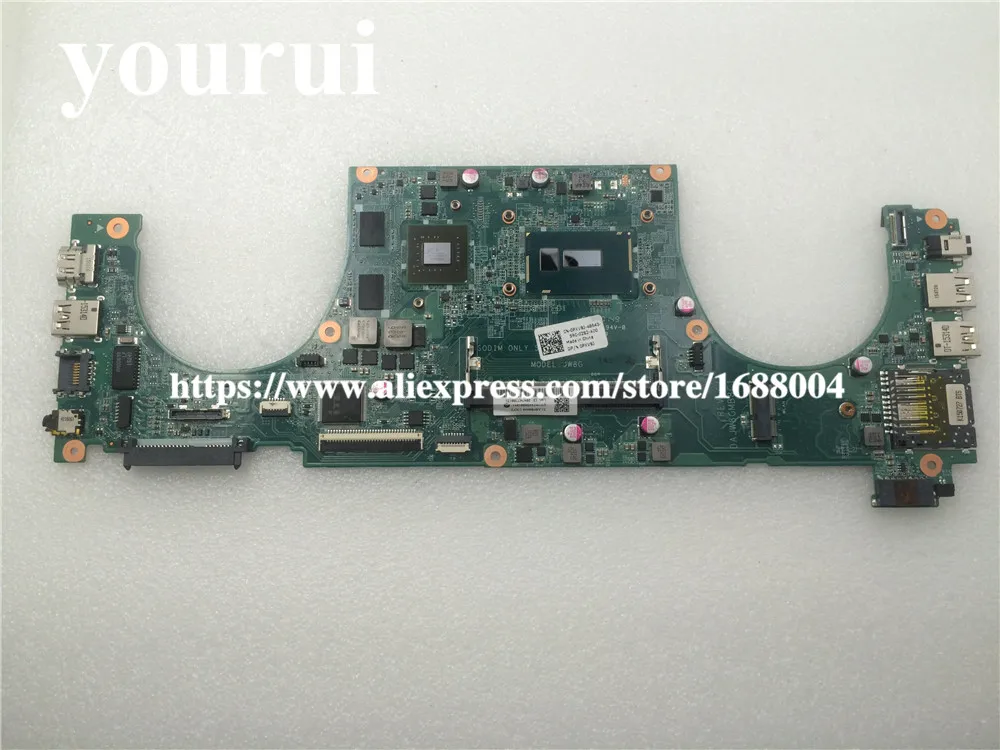 Для Dell Vostro 5480 V5480 CN 0K4J00 K4J00 I3 4005U DAJW8GMB8C1 Материнская плата ноутбука